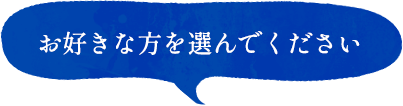 お好きな方を選んでください